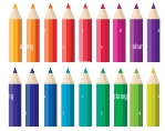 Collection of pencils Stock Vector Images - Alamy